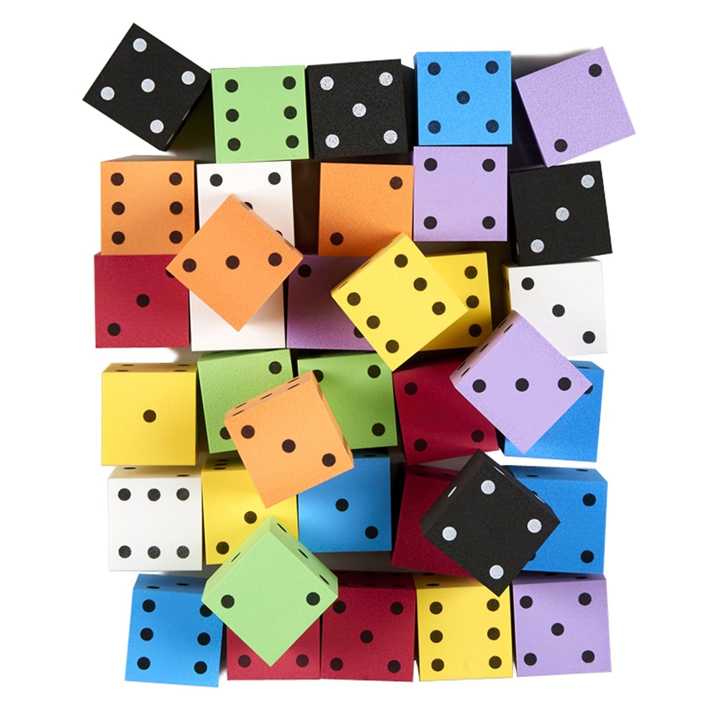 ASST 2IN FOAM SPOT DICE BAG OF 36