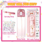 Y YOFUN Decorate Your Own Water Bottle with Tons of Glitter Gem & Unicorn Stickers, BPA Free Tritan Material, 20 oz, Kids Craft