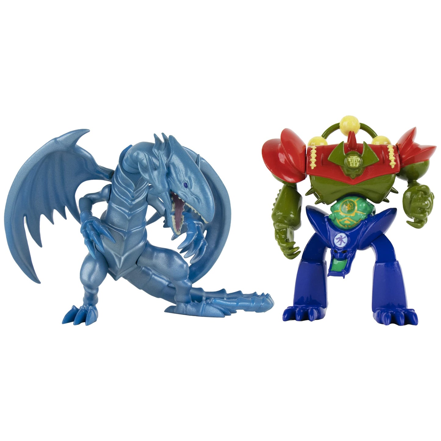Super Impulse 5502B Yu Gi Oh Highly Detailed Articulated Figures. Set Includes 3.75 Inch Blue-Eyes White Dragon And Gate Guardian
