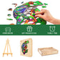 Jigfoxy Wooden Puzzle For Adults, Tree Frog Wooden Jigsaw Puzzles For Adults Kids, Unique Animal Shape Wood Cut Puzzles For Frie