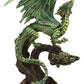 Ebros Dryad Gaia Tree Ent Earth Dragon Perching On Branch Collectible Statue Mythical Fantasy Age of Dragons Behemoth Figurine Artwork by Anne Stokes (mature-themed Mother)