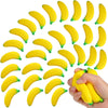 Civaner 30 Pcs Banana Stress Toys Stretchy Banana Stress Relief Toys Fidget Anxiety Relief Squeeze Balls Bulk Mini Party Favors Tiny Squeeze Party Supplies For Kids Adults(Yellow)