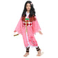 Spooktacular Creations Halloween Ninja Costumes For Kids, Girls Kimono Set With Wig, Toddlers Pink Anime Outfit For Halloween Cosplay Parties (Medium(8-10 Yrs))