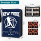 Baseball Card Binder  New York Trading Card Holder Protectors  4 Pocket Fits 400 Cards with 50 Removable Sleevesves Card Storage Album Folder Case Collector