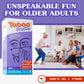JOY FOR ALL Ageless Games Taboo Charades - Classic Low Vision Card Game, Purple, Includes 80 Customizable Word Guess Cards, Model A4204