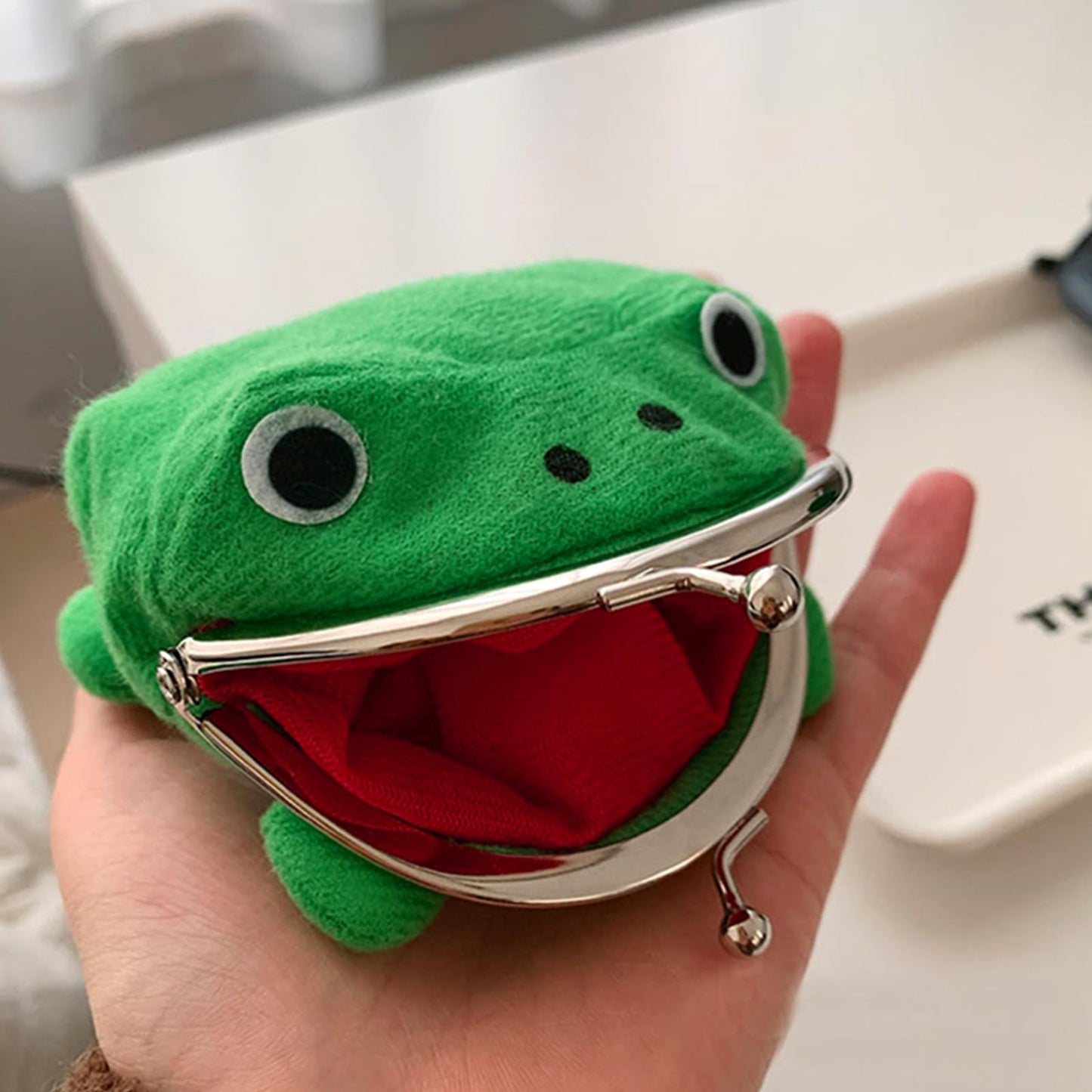 Costoyfun Cute Anime Cosplay Frog Coin Purse Funny Small Money Pouch Plush Toys Gifts