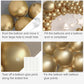 Tuparka 102 Pcs Metallic Gold Balloons Garland Arch Kit Different Sizes Gold Balloons 5 10 12 18 Inch Balloons With Garland Strip For Birthday Wedding Graduation Festival Party Decorations