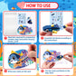 Diydec 30Pcs Valentines Building Blocks, Valentine'S Day Gifts Toys For Kids Marine Animals Building Toys With Cards For Boy Gir