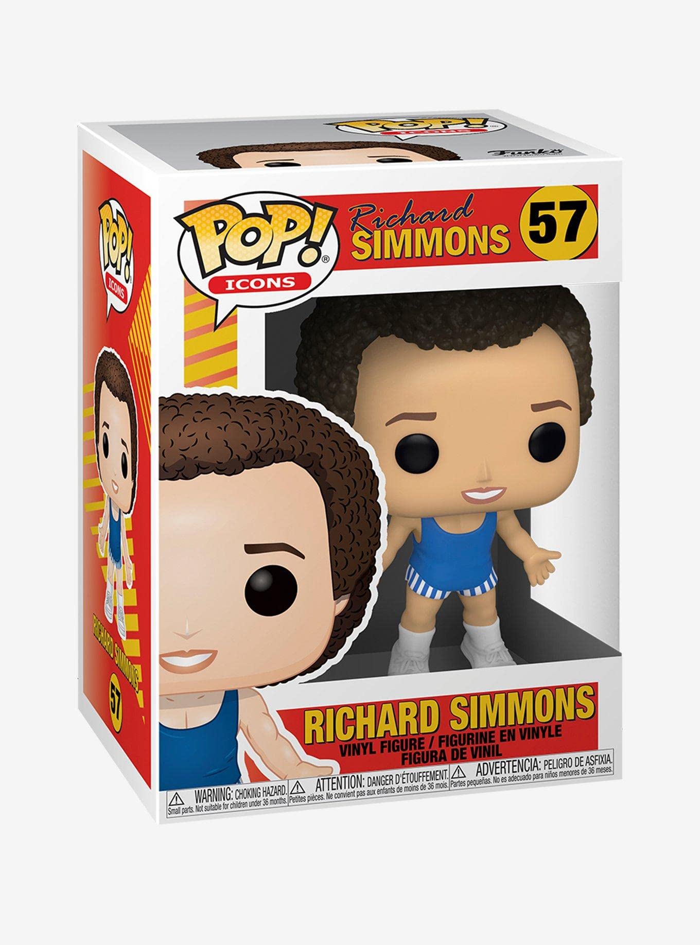 Funko Pop! Icons: Richard Simmons, 3.75 Inches