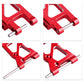 GoHobby Aluminum Suspension Arms Set Front & Rear for Traxxas 4-Tec 2.0 VXL AWD 1/10 RC Touring Car (Red)