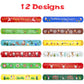 JoFAN 48 PCS Christmas Slap Bracelets Christmas Toys for Kids Boys Girls Toddlers Christmas Party Favors Stocking Stuffers Gifts
