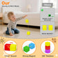 Large Magnetic Blocks for kids ages 4-8-Toddler Toys 45PCS Big Magnet Building Blocks  STEM Sensory Travel Autism Montessori Toys for Boys&Girls  Learning Construction Magnetic Cubes for Birthday Gift