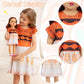 Benylion Girls 14-16 inch Doll Clothes Princess Costume Dress for 14-16 Inch Doll Include 3Pcs Different Princess Dress Fits All