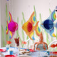 90shine 12PCS Tropical Fish Party Decorations Supplies- Under-The-sea/Mermaid/Luau/Hawaiian/Kids Birthday Table Centerpiece