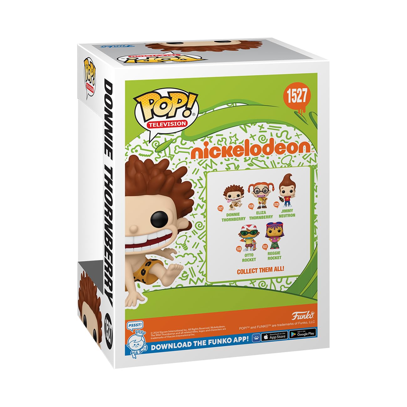 Funko Pop! Tv: Nick Rewind - Donnie Thornberry - Nickelodeon Slime - Collectable Vinyl Figure - Gift Idea - Official Merchandise - For Kids & Adults - Ad Icons Fans - Model Figure For Collectors