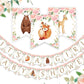 Woodland Baby Shower Decorations Woodland Its a Girl Baby Shower Banner - Forest Animal Garland for Woodland Creatures Baby Show