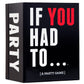 DSS Games If You Had To... Party Game - Hilarious Would You Rather Card Game, Black, Model 861721000126, Perfect for Game Night & Gifts
