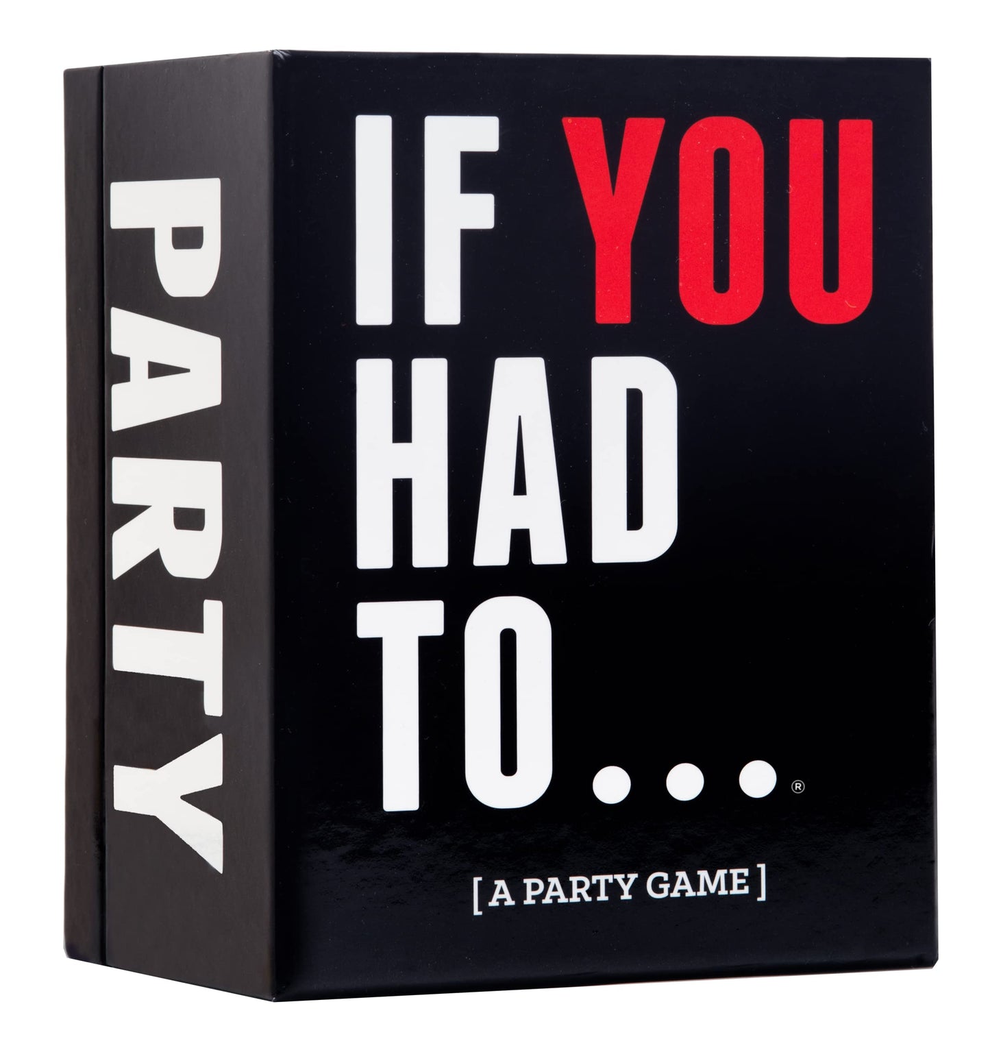 DSS Games If You Had To... Party Game - Hilarious Would You Rather Card Game, Black, Model 861721000126, Perfect for Game Night & Gifts