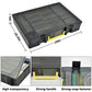Xuerdon Trading Card Storage Box, 2300+ Playing Card Case Holder Organizer Compatible With Pm Tcg/For Yugioh/For Cah/For Phase 1