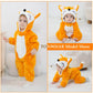 Tonwhar Kid'S And Toddler'S Costume Baby Animal Outfit Baby Boys' Girls' One-Piece Rompers Jumpsuit(4-5T,Orange Fox)