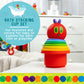 Kids Preferred Silicone Stacking Cups Set - The Very Hungry Caterpillar Bath Toys for Ages 18 Months+, Multicolor, Model 55765