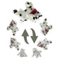 Haktoys 2-Pack Flip Over Puppy Battery Operated Somersaulting, Walking, Sitting, Barking Plush Cute Little Toy Dog Great Gift For Animal And Pet Loving Toddlers And Kids
