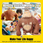 YHan Trending Stretchy Monkey Toy  Stretch Gorilla Toy  Kids mature-themed Stress Relief Squishy Toys Anxiety TikTok Gift Idea Stretch Gorilla Funny (Large)