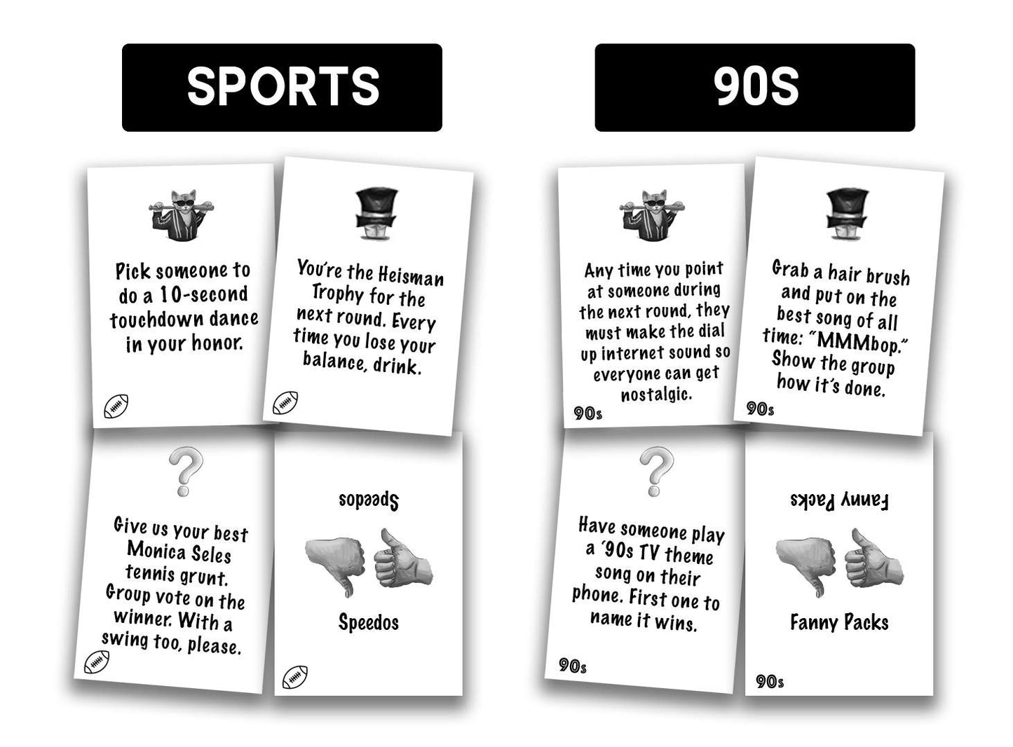 CoolCats & AssHats Mega Expansion - Hilarious mature-themed Drinking Card Party Game - by Infinite Games (Mega Edition)