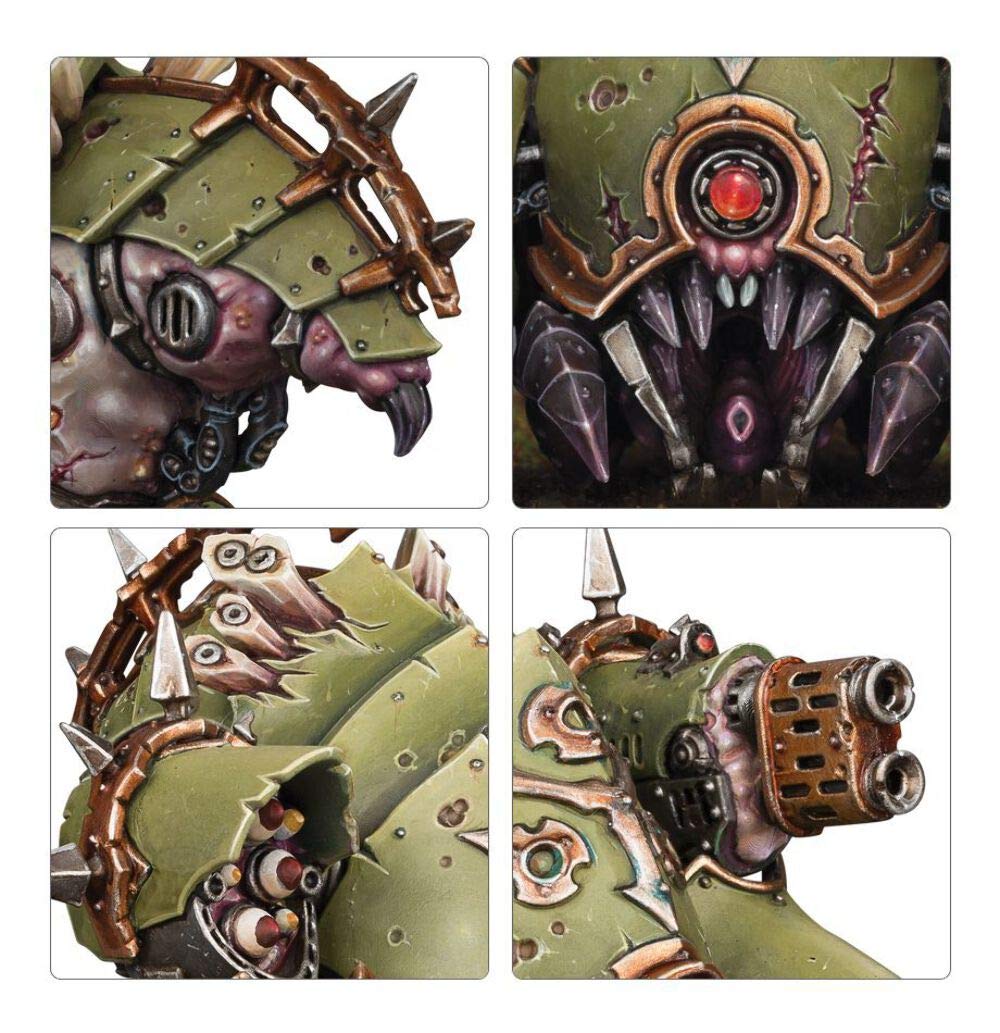 Games Workshop Etb Death Guard Myphitic Blight-Hauler - Tabletop Miniature, Plastic, Black, Model 99120102080, Size ys/m