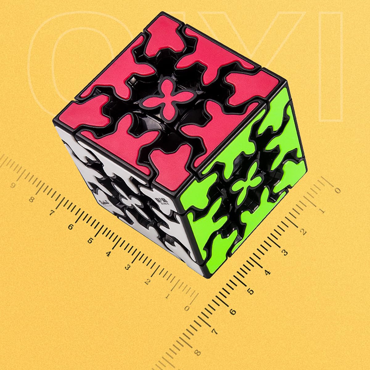 Gear 3X3X3 Speed Cube With Three-Dimensional Gear Structure,Puzzle Toys