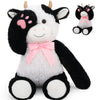 Maogolan Cow Stuffed Animal,Big Fluffy Plush Cow Toy For Mom,24'' Bull Stuffed Animal Long Legs Arms For Baby Shower Decor,Birth