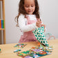 Mudpuppy Happy Campers - 36 Piece Puzzle To Go Featuring Adorable Campfire Trio Perfect Summer Travel Activity For Children Ages