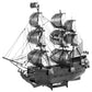 Metal Earth Puzzle 3D Black Pearl Ship Pirates Of The Caribbean Metal Puzzle Model Kits For Adults Moderate Level 14.61 X 4.45 X 11.43 Cm