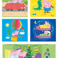 Clementoni - 20271 - Supercolor Puzzle 10 In 1 Peppa Pig (3X18, 4X30, 2X48 And 1X60 Pieces) - Jigsaw Puzzle For Kids Age 4