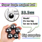 YANZHE Cool Giant Magnetic Balls Fidget Toy for mature-themeds  Large Magnetic Balls Fidget Toy  Magnet Beads for Desktop Decoration and Stress Relief  Anti-Anxiety Gift (Black 5 Pack)