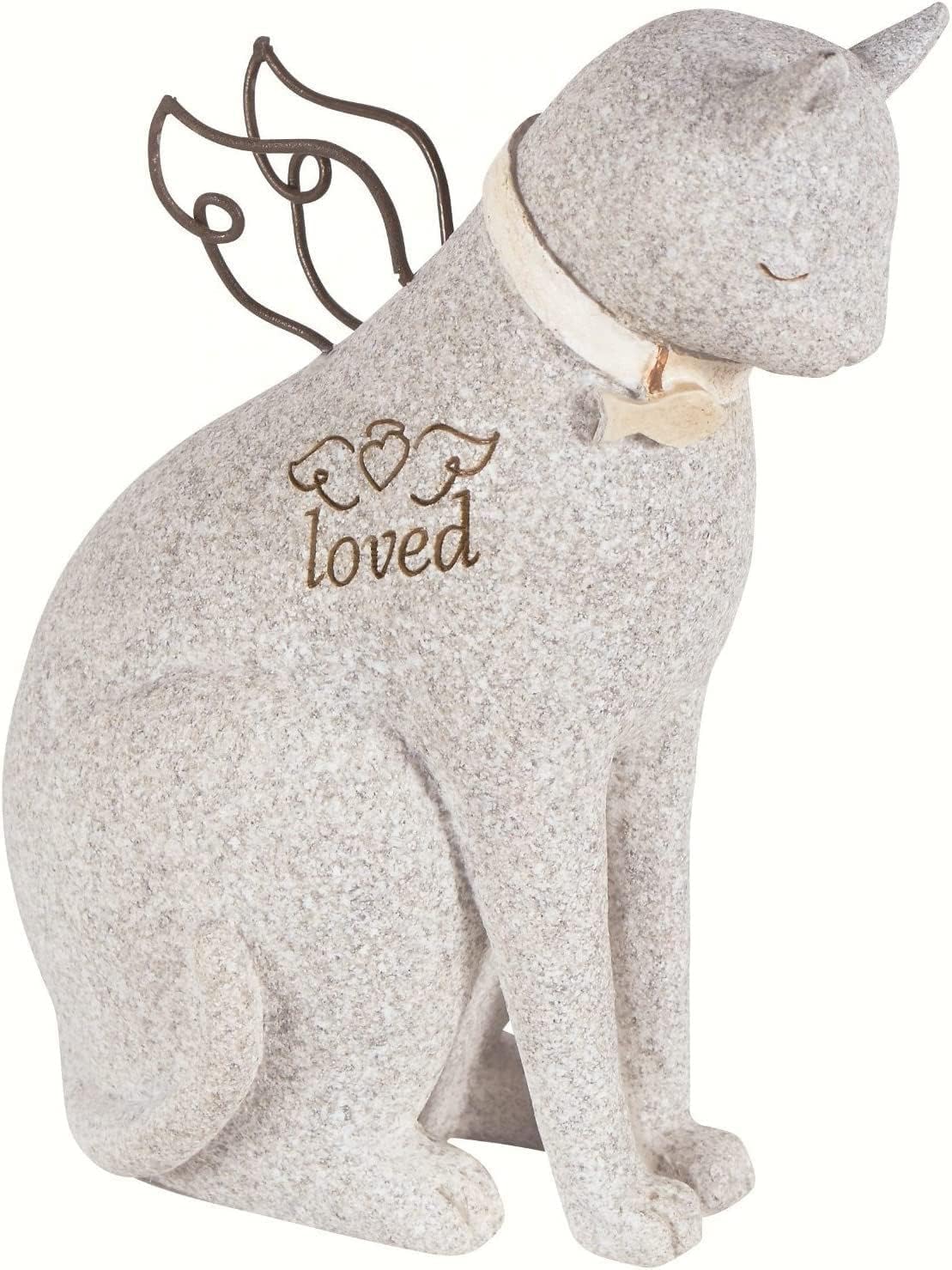 Faithful Angel Pet Memorial Figurines Or Urns - Cat Memorial Figurine