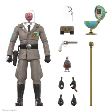 Super7 Ultimates! The Worst Cortex Commander - 7'' The Worst Action Figure With Accessories Collectibles And Retro Toys