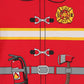 Cosland Fireman Costume For Toddler Boys Halloween Outfit, Red, 2T