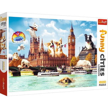 Trefl 1000 Piece Jigsaw Puzzle  Dogs in London