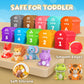 Oriate Animal Toddler Learning Toys, Sensory Learning Toy Safari Animal for Counting Sorting, Zoo Animals Educational Finger Pup