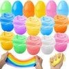 12Pack Prefilled Easter Eggs with Butter Slime Bulk for Kids, Easter Basket Stuffers, Fidget Relief Non-Sticky Eggs for Kids Hun