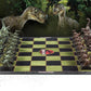 The Noble Collection Jurassic Park Chess Set - Multicolor - Plastic & Cardboard - 295x295x85mm - Model NN2421