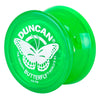 Duncan Toys Butterfly Yo-Yo, Beginner Yo-Yo With String, Steel Axle And Plastic Body, Green