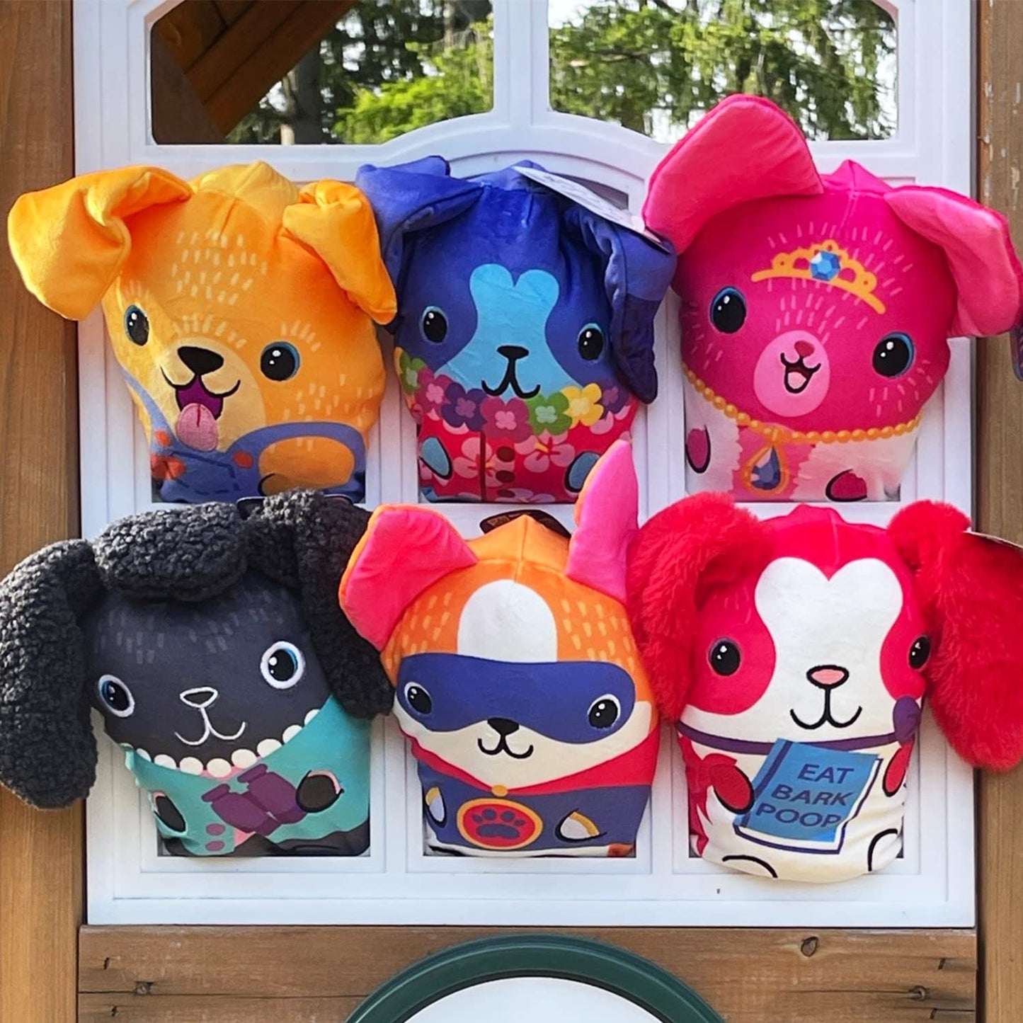 Dogs Vs Squirls - Steve - Jumbo - 8' Super-Soft & Bean-Filled Plushies! Collect These As Desk Pets, Fidget Toys, Or Sensory Toys - Great For Kids, Boys, & Girls!