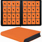 16 Pocket Card Binder  1000+ enhanced Zip Trading Card Binder  Double Sided Pocket Card Binder Album  Ringless Card Folder for MTG  TCG  Sports Card (Orange  16Pockets)