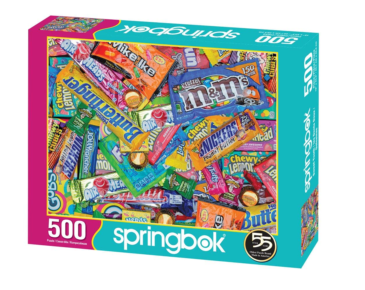 Springbok 500 Piece Jigsaw Puzzle - Sweet Tooth, Engineered Wood, Multi Color, Model 33-01541
