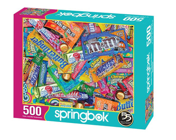 Springbok 500 Piece Jigsaw Puzzle - Sweet Tooth, Engineered Wood, Multi Color, Model 33-01541