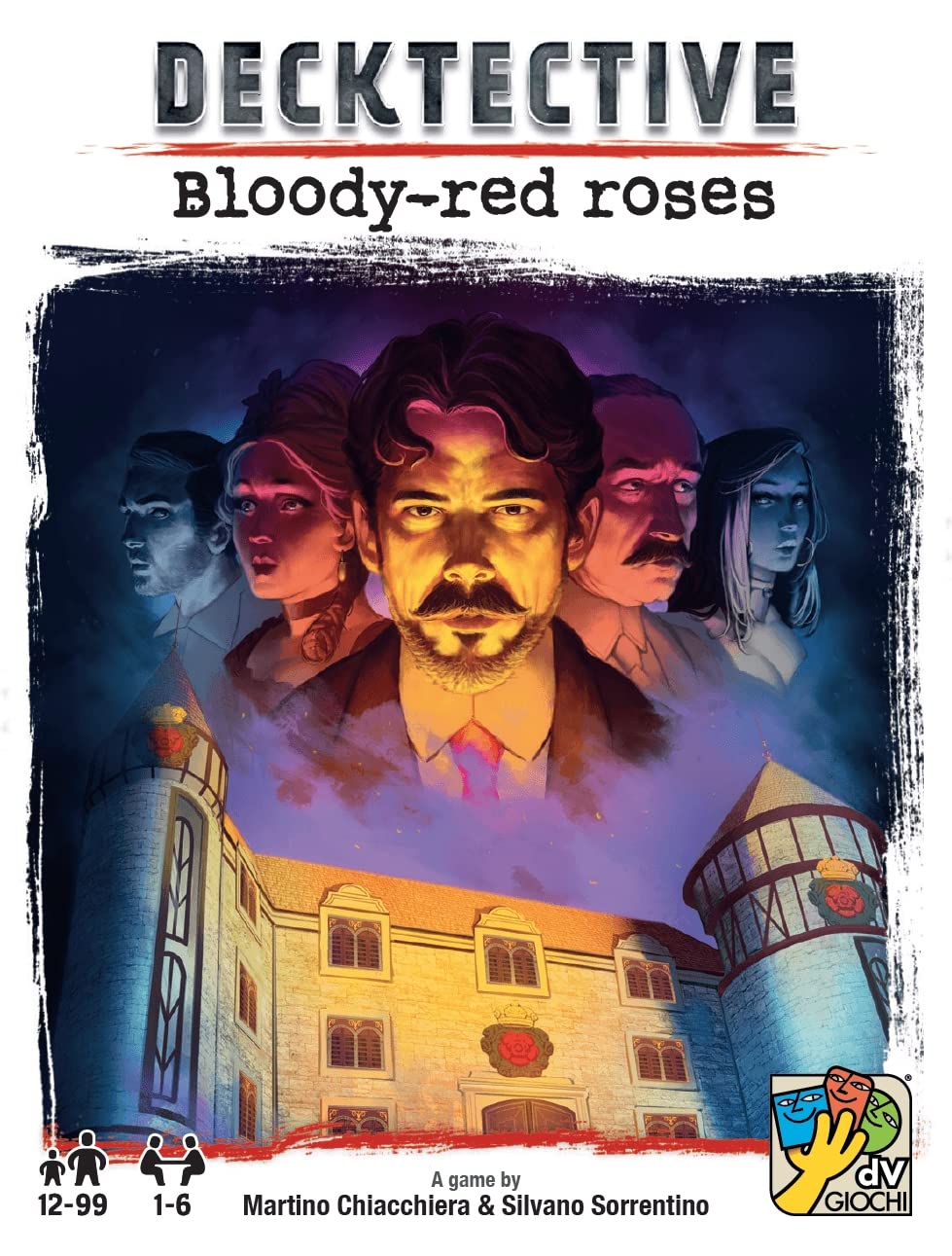 Decktective Bloody Red Roses White Box