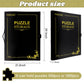 Ymnlwz Puzzle Storage 1000 Pieces Large-Capacity Storage Puzzle, 20 Transparent Pockets, Portable, Dustproof And Stain-Proof, Su
