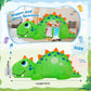 Lemosae Kids Blow Up Tent, Large Air Tent For Kids, Inflatable Kids Blow Up Play Tent, Inflatable Kids Tent Playhouse Sets Up An